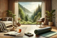 A peaceful and calming home environment showcasing stress management techniques.